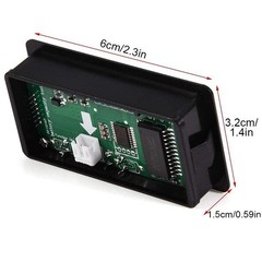 12V 24V 36V 48V Battery Capacity Indicator Golf Cart Voltage Meter with LCD D…