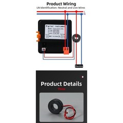 CH72 Digital Panel Meter AC Voltage for current Frequency 72x72mm Measurement