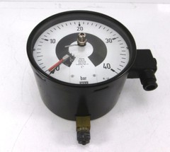 Wika pressure gauge with contact device type 212.20.160 | 0-40 bar | Ø 160 mm 1/2″