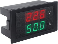 AC 80-300V Digital Voltmeter Panel Mounting Meter 45.0-65.0 HZ with LED Display