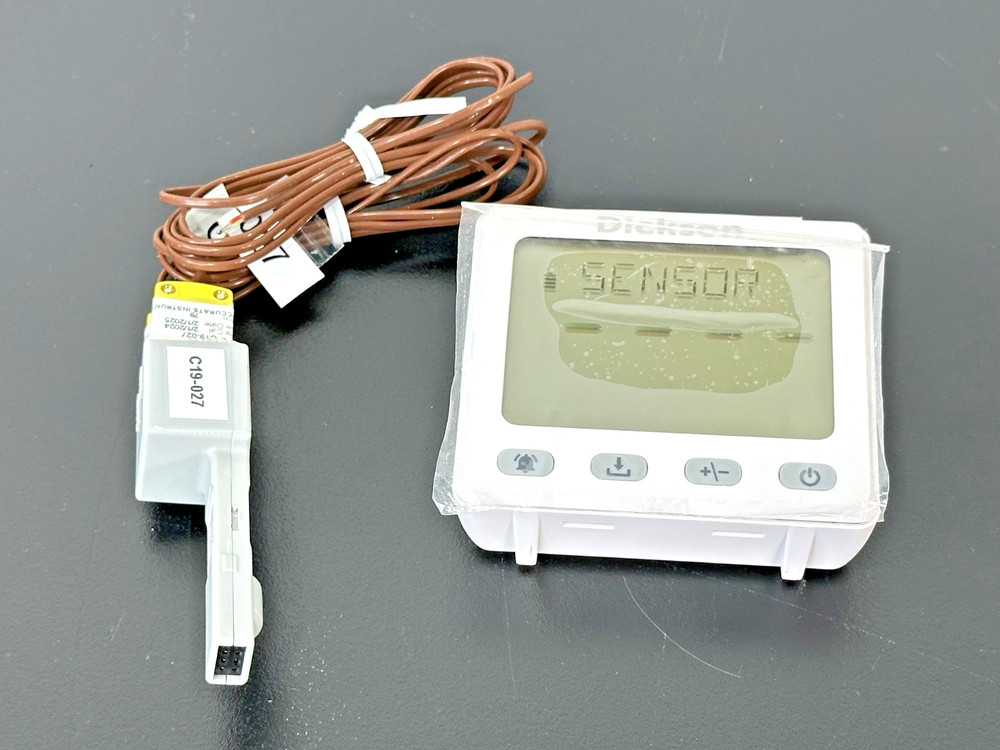 Dickson Wireless Temperature Monitor Display w/ Remote Sensor Probe Used