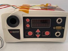 Mikron M190 QTS Infrared Pyrometer 200-1200°C Adjustable Lens 0.75m-∞ w/ Case
