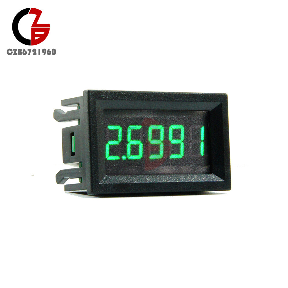 0.36″ 5 Digits Voltmeter Ammeter 0-3.00A/0-5000mA Real Panel Meter DC 4-30V