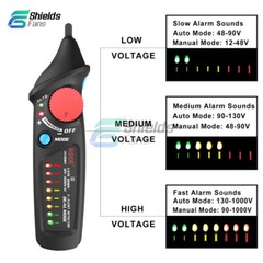 Non-Contact AVD06X Dual Mode AC Live Voltage Detector Indicator Pen Tester 1000V