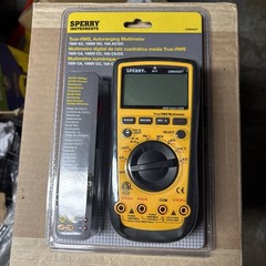 Sperry DM6650T True RMS Digital Multimeter, Auto ranging, 10 Funct, 10 Range