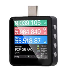 Portable USB C Tester Fast Charging Test Meter, Digital Voltage Current Analy…