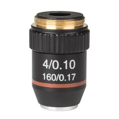 195 Achromatic Objective Lens with 4X 20X 40X 60X and 100X Magnification