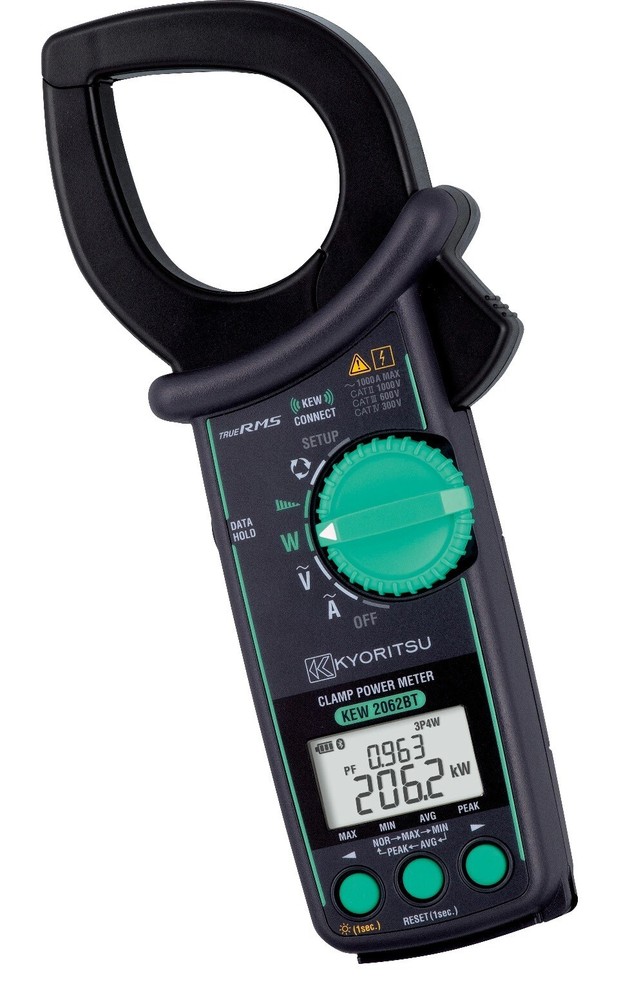 KYORITSU CLAMP POWER METER BLUETOOTH MODEL KEW2062BT