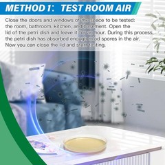 Mold Test Kit – 12 Tests for Home, HVAC, Surfaces & Indoor Air Quality