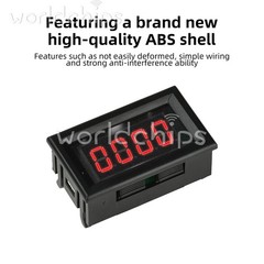 DC5-12V 0.56″ 4-digit Digital Display DC Dual Range Voltmeter 0-100V / 100-3800V
