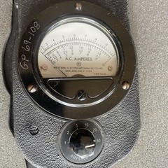 WESTERN ELECTRO-MECHANICAL INC. TYPE 600B CLAMP METER -FREE SHIPPING-