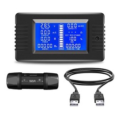 Digital Battery Tester PZEM015 for Power Capacity and Impedance Measurement