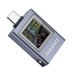 Universal USB C Voltage Current Tester for Laptops Phones Power Banks 50V 6A
