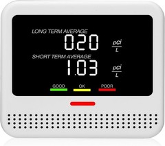 Digital Radon Detector – User-Friendly Desktop Device with HD LCD Display