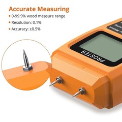 Proster Wood Moisture Meter Digital Moisture Detector Moisture Tester, PinTy…