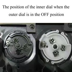 1 Piec Suitable For Multimeter Knob Shift Switch Dial Switch 110, 111, 112