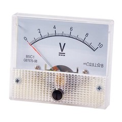 0-10V DC Analog Panel Voltage Gauge 85C1 Volt Meter for Voltage Measurement D…