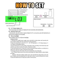 12V 24V 48V 60V 72V 84V Golf Cart Battery Capacity Voltage Monitor with Alarm