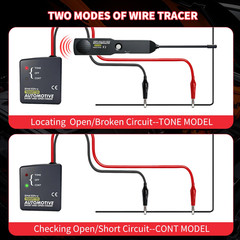 Automotive Wire Tracer Electrical with Battery, Em415Pro Automotive Short & Ope
