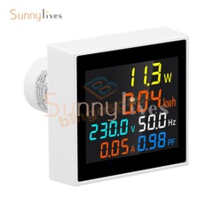 AC Voltage Current Frequency Power Factor Meter multifunctional Electric Meter