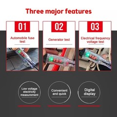 12V Voltage Test Pen Probe 3-48V Car Digital Electric Circuit Tester Volt Test /