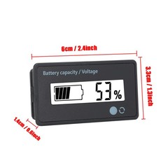 GY-6GD Effective Battery Capacity Monitor Display For 12-84V Systems Popular
