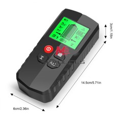 5in1 Stud Finder Wall Metal Detector Backlight AC Live Wire Scanner Wood Checker