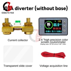2.4 inch Voltage Current Capacity Meter Battery Coulometer DC 8-100V