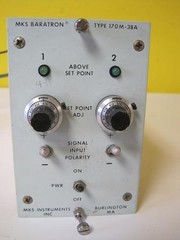 MKS INSTRUMENTS INC BARATRON TYPE 170M-38A PRESSURE METER ANALOG STPT MODULE