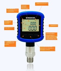 Digital Pressure Gauge with Bluetooth Data Logging and Storage, High Precision