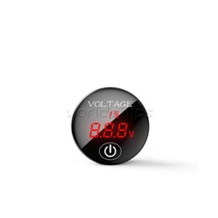 DC 5V-48V LED Panel Digital Display Car Motorcycle Voltmeter With Touch Switch