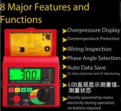 RCD Tester, Earth Leakage Circuit Breaker Tester, Circuit Earth Leakage Detector