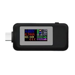Convenient KWS-1902C Type-C USB Tester 0-5A 4-30V Voltage and Current Tester