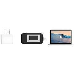 USB C Power Meter Digital LCD Voltage Current Load Tester Tablets Laptops & More