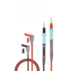 Stainless Steel Fine-Tip Probe for Digital Multimeters 1.2m Silicone Insulated
