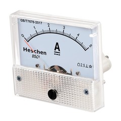 85C15V Rectangle Panel Mounted Voltage Meter Voltmeter Tester, DC 0-5V, Class…