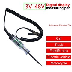 12V Voltage Test Pen Probe 3-48V Car Digital Electric Circuit Tester Volt Test /
