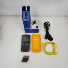 Barnstead 1101D Mel-Temp Melting Point with Fluke 51 II Digital Thermometer