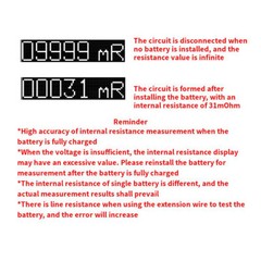 Digital Display Capacity Internal Resistance Tester Digital A9K5