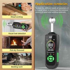 MT68 Wood Moisture Meter Non-contact Timber Damp Detector Tester Pinless Detect