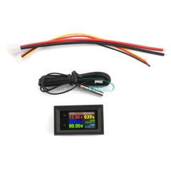 DC4-30V 10A 50A 100A Power Energy Meter Voltmeter Ammeter Watt Kwh temp Tester