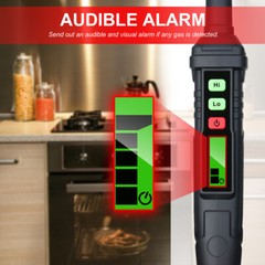 Combustible Leak Detector W/ Audible&Visual Alarm Propane Natural V5K7