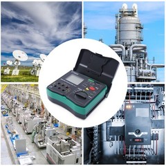 DY5500 Digital Resistance Meter Ground Earth Insulation Tester 0.01 To 2000 ohm