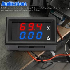 DC 100V 10A LED Digital Display Voltmeter Ammeter Volt Amp Current Voltage Meter