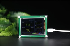 2.8″ LCD Carbon dioxide CO2 + PM1.0 PM2.5 PM10 tester + Temperature humidity