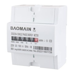 Baomain DDS238-4 (30-100) Single Phase DIN-Rail Kilowatt Hour kwh Meter 220V …
