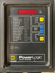 SQUARE D POWERLOGIC CIRCUIT MONITOR IOM-4411-20 MODEL 3020