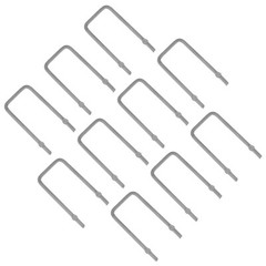 10pcs 20 Milliohm 10mm x 1.2mm Shunt Resistor Plug In Constantan Wire 0.020 Ohm