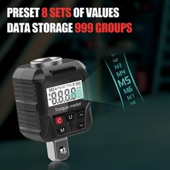Digital Torque Meter Adapter Torque Tracking Tool for DIY Garage Maintenance