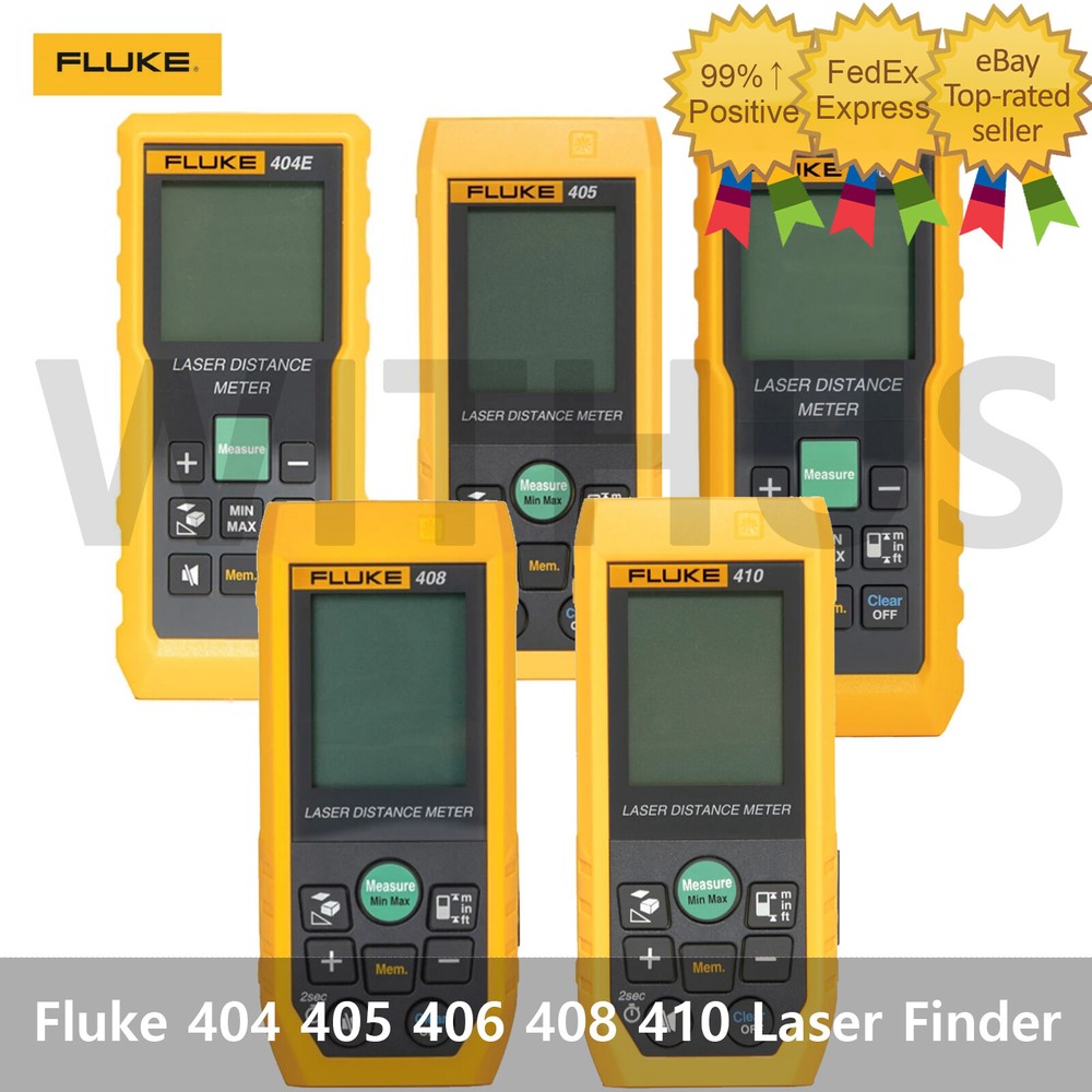 FLUKE 404 405 406 408 410 Laser Distance Meter Volume Tester 40m~100m Finder